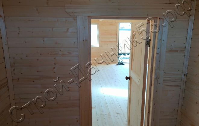 4 Каркасно-щитовая баня 6х8, 48М², Московская область, Истринский район, деревня Подпорино (3)